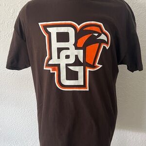 MV Sport Brown and Orange Graphic Tee